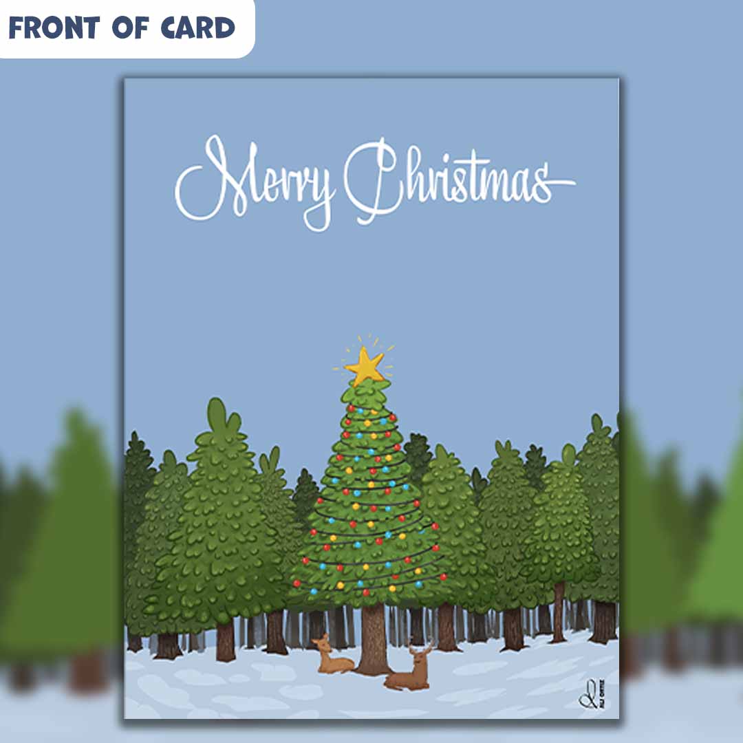 Merry Christmas Forest